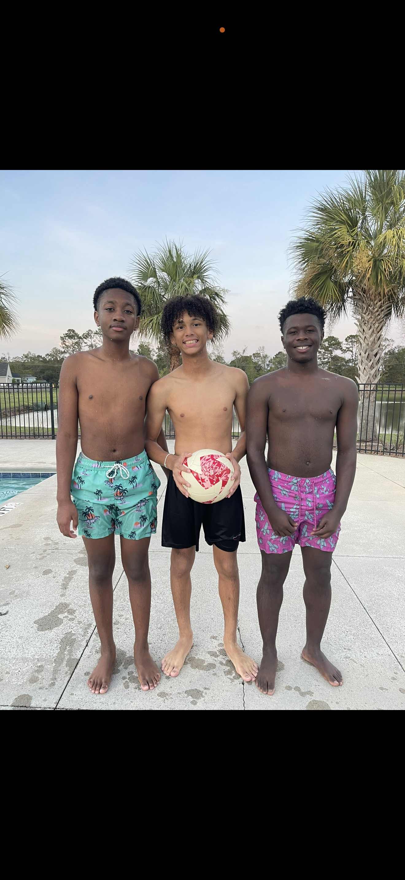 Pool day with the boys